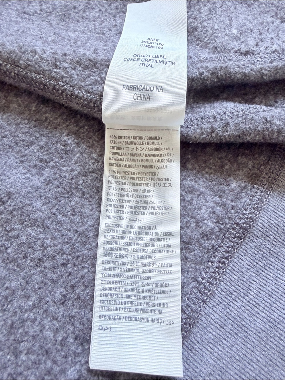 🩷 Hollister Y2K Grey Pink Logo Full Zip Hoodie McBling Mall Bella Swan Preppy - Picture 11 of 13